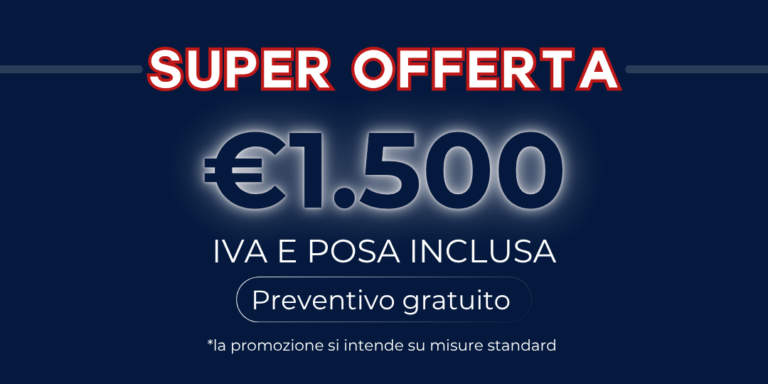 Promozione €1.500 + Finanziamento a Tasso ZERO