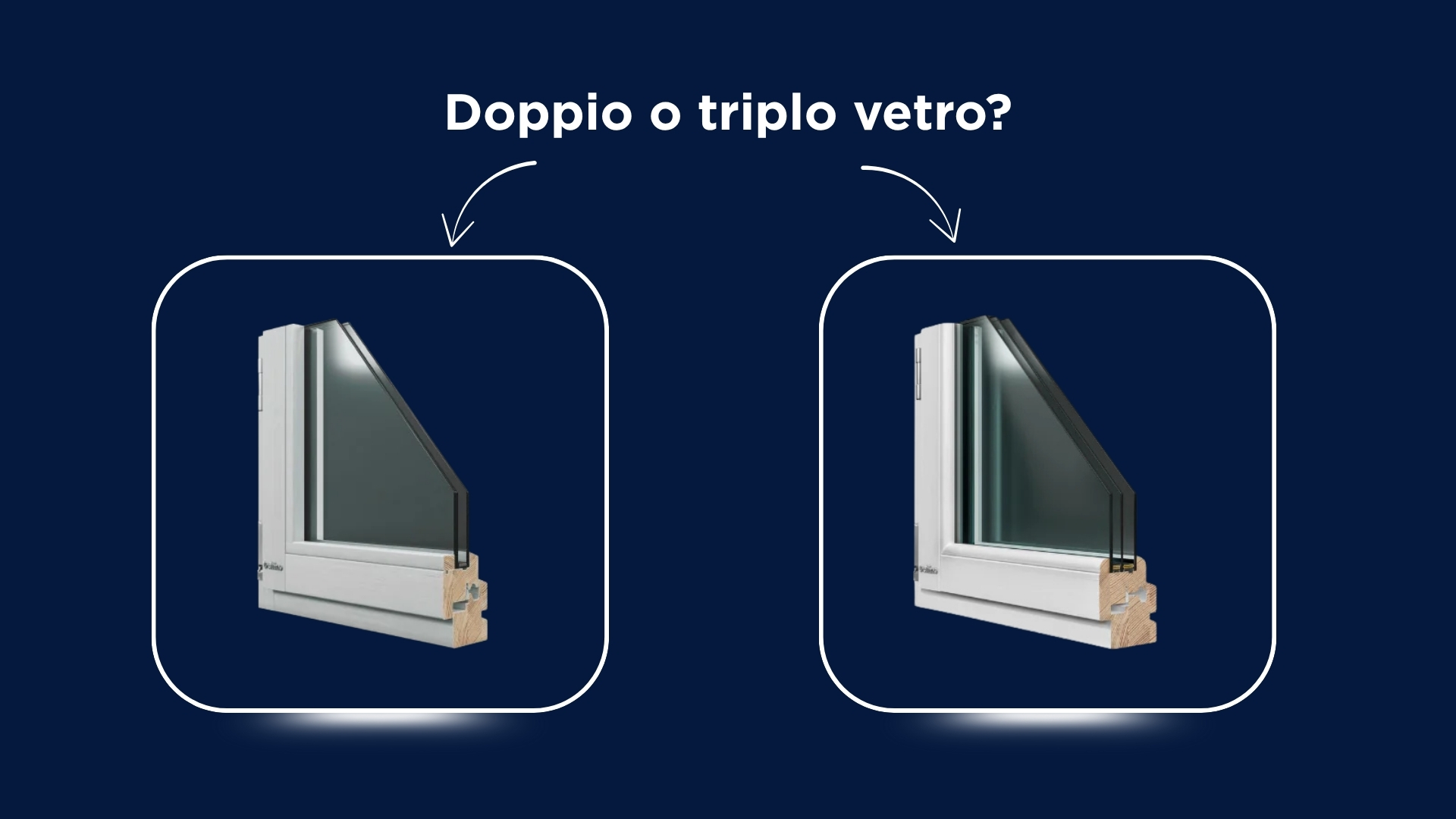 immagine doppio vetro e triplo vetro