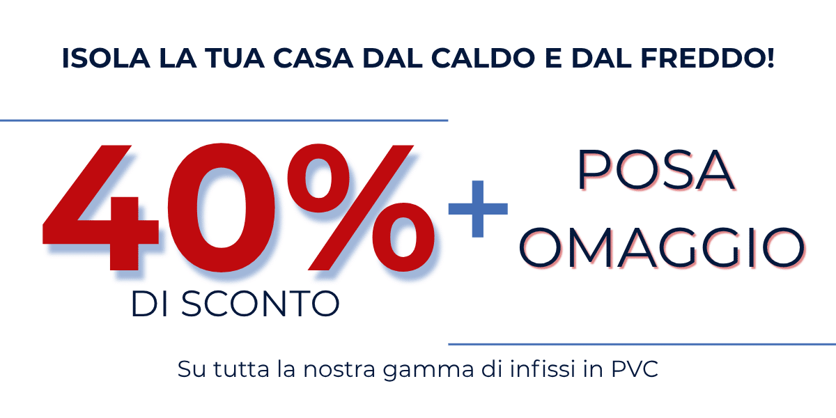 Infissi in PVC promo