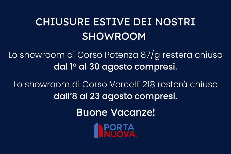 CHIUSURA ESTIVA POP UP